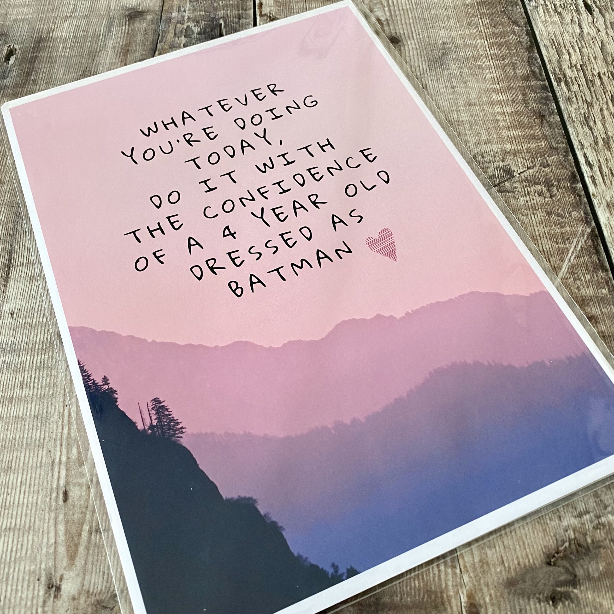 Batman Confidence A4 Print by Wild & Rocky - The Warren